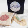Aventurine Feng Shui White metal Wand Pendulum Kit