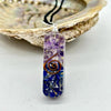 Amethyst and Lapis Lazuli Orgonite Pendant for Intuit Communication