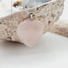 Large Rose Quartz Heart Pendant Pendants