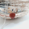 Goldstone Crystal Heart Shaped Pendant Charms & Pendants