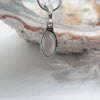 Sterling Silver Rose Quartz Crystal Pendant Sterling Silver Pendants