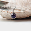 Amethyst Cabochon Crystal Sterling Silver Pendant Sterling Silver Pendants