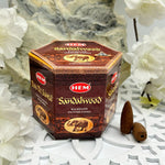 HEM: Sandalwood Back Flow Incense Cones