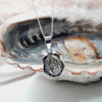 Black Rutile Sterling Silver Crystal Pendant
