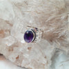Sterling Silver Amethyst Crystal Ring Sterling Silver Rings