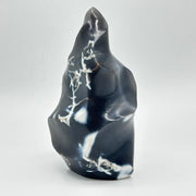 Large Agate Crystal Flame