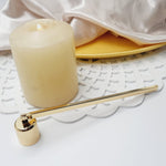 Gold Plated Geometric Candle Snuffer