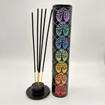 Stone 7 Chakra Tree of Life Soap Stone Incense Stick Holder