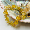 Yellow Fluorite Chip Bracelet Crystal Bracelet