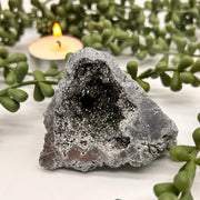 Silver Agate Geode