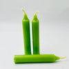 Lime Green Solid Coloured Ritual Candles Candles