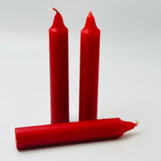 Red Solid Coloured Ritual Candles