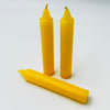 Yellow Solid Coloured Ritual Candles Candles