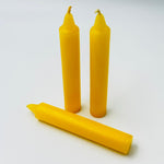 Yellow Solid Coloured Ritual Candles