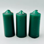 Dark Green Baby Altar Solid Cololur Candles