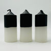 Black and White Baby Altar Candles