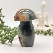 Polychrome Jasper Crystal Mushroom