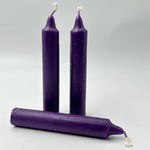Dark Purple Solid Coloured Ritual Candles