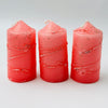 Pink Speckled Pillar Candles Candles