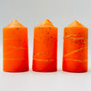 Orange Speckled Large Altar Candles Candles