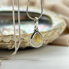 Sterling Silver Golden Rutile Quartz Crystal Cabochon Pendant Sterling Silver Pendants