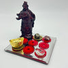 Red Wealth God On Lucky #9 Mirror for the east