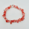 Strawberry Quartz Crystal Chip Bracelet Crystal Bracelet
