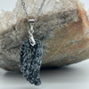 Angel Wing Snowflake Obsidian Crystal Pendant Pendant