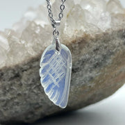 Angel Wing Jelly Opal Crystal Pendant