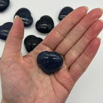 Lazulite Crystal Hearts - Small