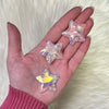 Pink Star Shaped Aura Quartz Crystal