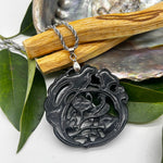 Dark green Jade Lucky  Pendant