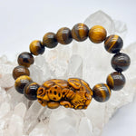 Pi Xiu Tigers Eye Gemstone Bracelet for Attracting Money and Wealth