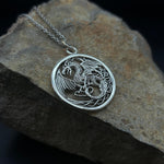 Sterling Silver Dragon Healing and Abundance Pendant