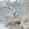 Sterling Silver Blue Topaz Pendant