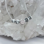 Moonphase Sterling Silver Rose Quartz