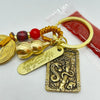 Protection Kuan Kung 5 Coins Keyring- Snake