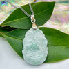 Pig Crystal Jade Carved Zodiac Pendant Pendants