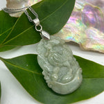 Rooster Crystal Jade Carved Zodiac Pendant