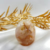 Peace and Passion Flower Agate Oval Crystal