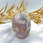 Sakura or Flower Agate Oval