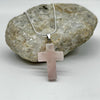 Rose Quartz Cross Pendant Pendants