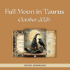 Full Moon in Taurus October 2026 PDF