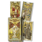Golden Art Nouveau Tarot Cards  by Giulia Francesca Massaglia