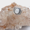 Chunky Moonstone Cabochon Sterling Silver Ring Sterling Silver Rings