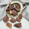 Rough Red Calcite Crystals