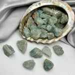 Rough Aquamarine Crystals for Courage