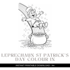 Leprechaun St Patrick’s Day Colouring In