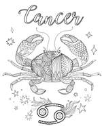 Cancer Adult Colour In