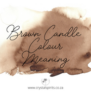 Brown Candle Colour Meaning
